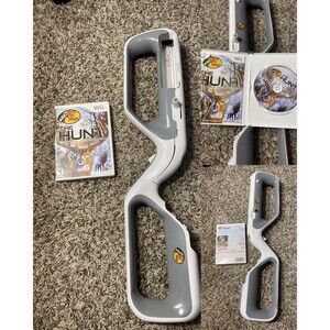 Nintendo Wii Bass Pro Shops Hunting Controller with The Hunt Game Wii CIB